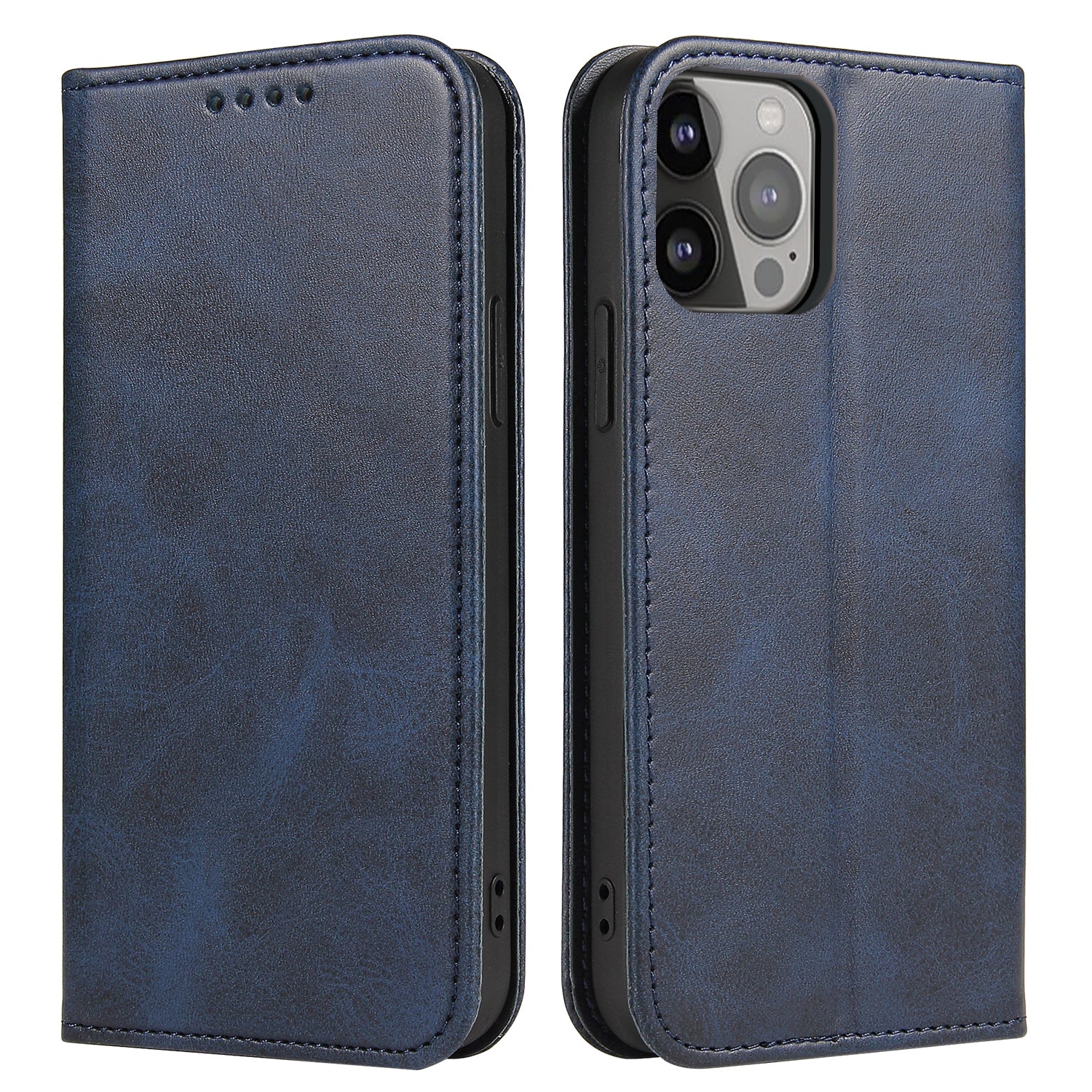 For iPhone 13 Pro 6.1 inch Cell Phone Case Wallet Magnetic Leather Stand Calf Texture Phone Cover For iPhone 13 Pro 6.1 inch Cell Phone Case Wallet Magnetic Leather Stand Calf Texture Phone Cover